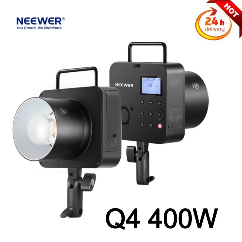 NEEWER Q4 Ʈκ ÷ 400W 2.4G TTL ǵƮ 1/8000 HSS ߿ ÷ Ʈ,  Ʈ Ʃ   LED  